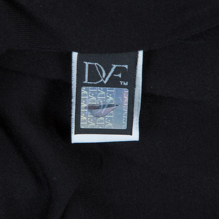 Pre Owned Diane Von Furstenberg Black Lace Scalloped Bottom Scotia Skirt L