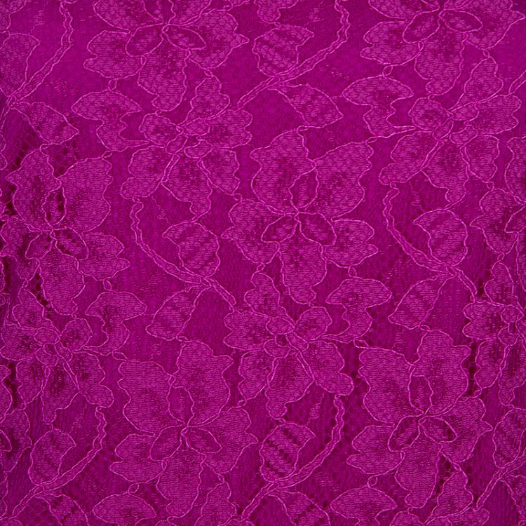Pre Owned Diane Von Furstenberg Pink Zarita Lace Dress L