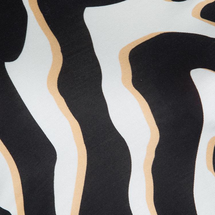 مملوكة مسبقًا Diane Von Furstenberg Printed Jersey Ruched Glasmary Dress M