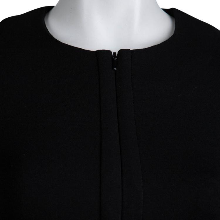 مملوكة مسبقًا Diane von Furstenberg Black Knit Saturn Sheath Dress XS