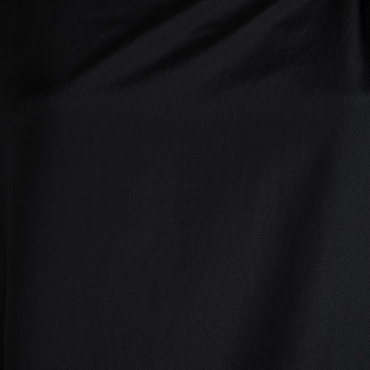 Pre Owned Diane von Furstenberg Cebolla Black Pleated Top M