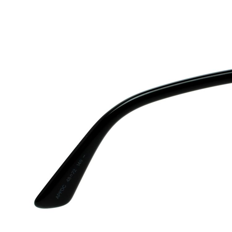 Pre Owned Dior Black APPDC So Real Metal Round Sunglasses