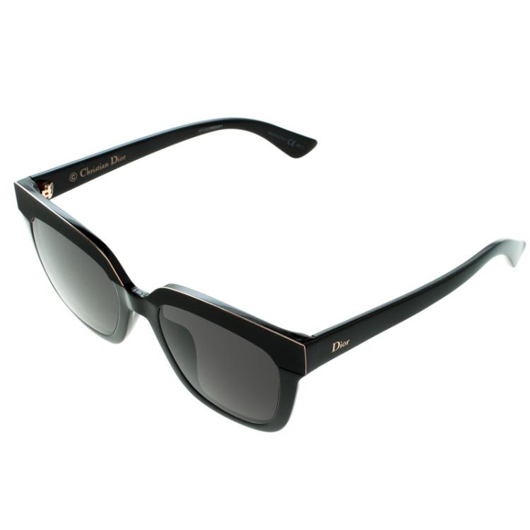 Pre Owned Dior Black D28Y1 Dior Soft2 Sunglasses