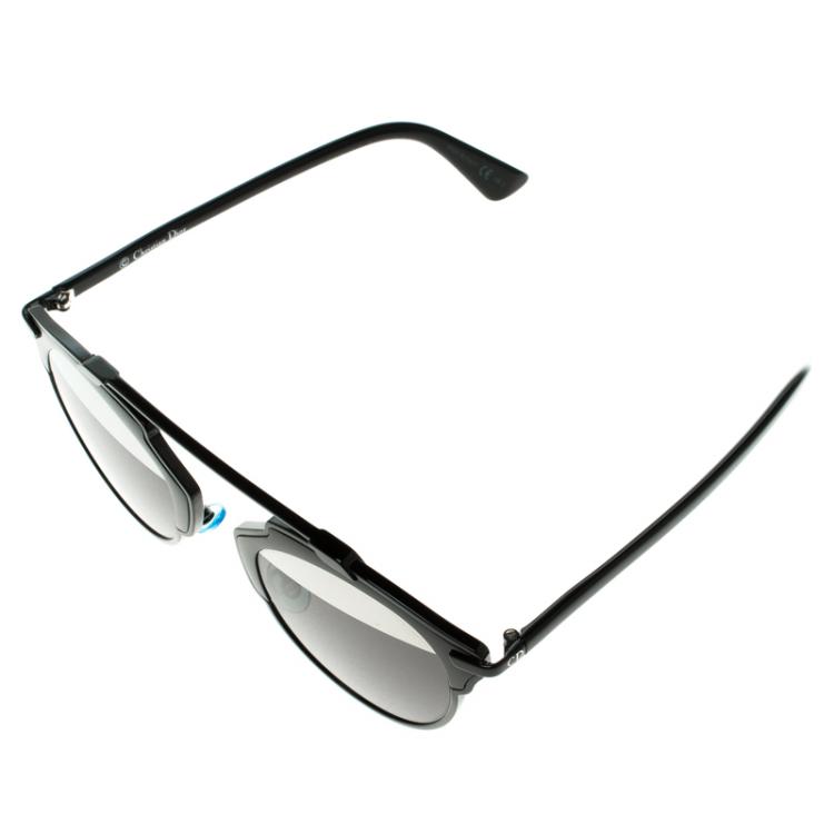 Pre Owned Dior Black B0YMD So Real Round Sunglasses