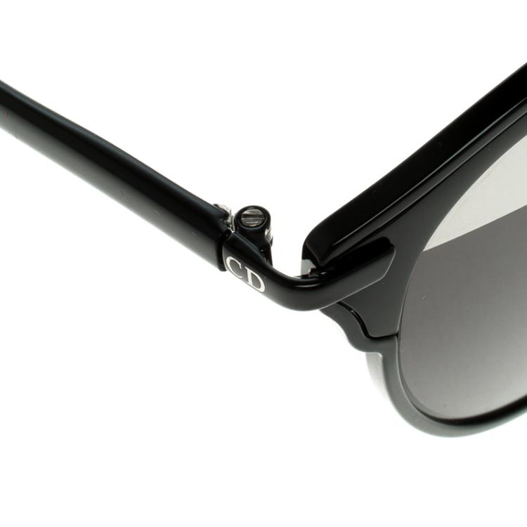 Pre Owned Dior Black B0YMD So Real Round Sunglasses