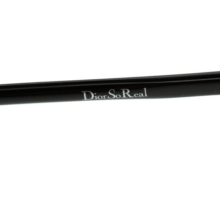 Pre Owned Dior Black B0YMD So Real Round Sunglasses