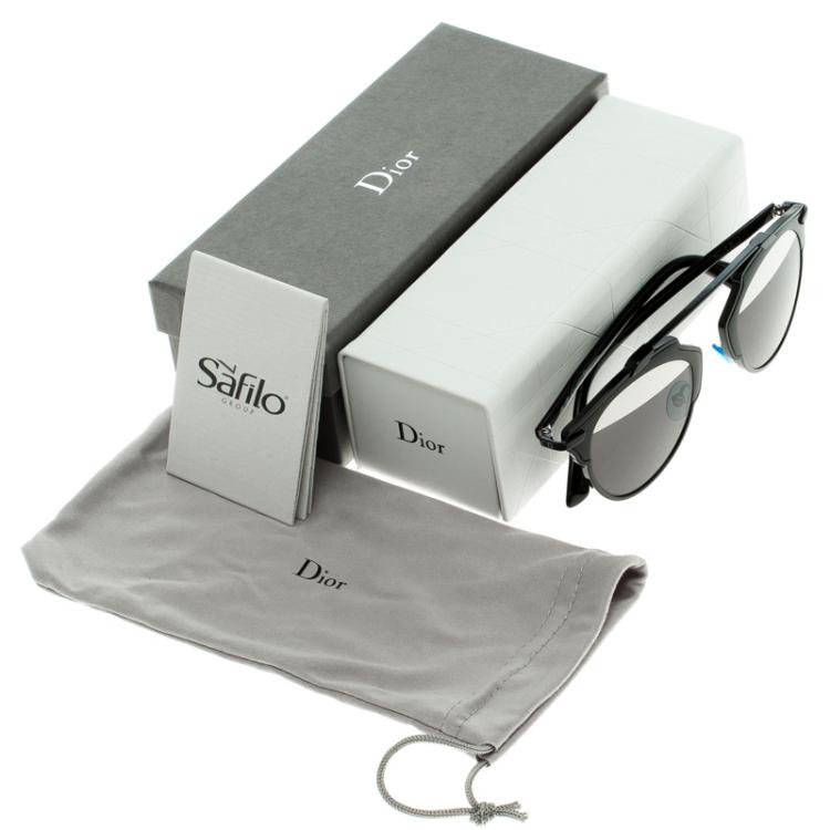 Pre Owned Dior Black B0YMD So Real Round Sunglasses