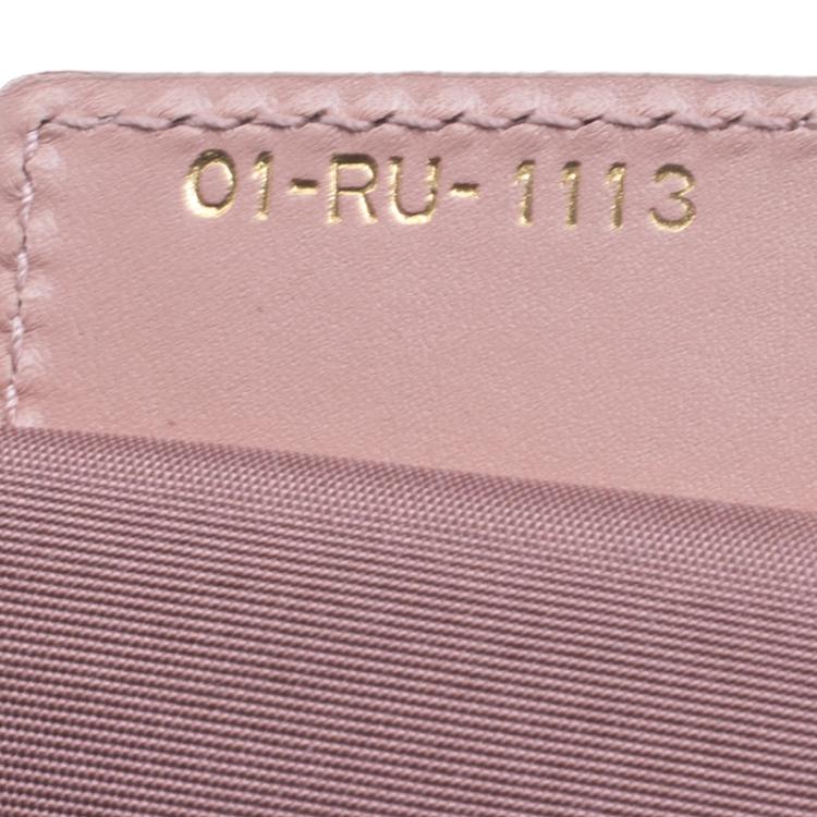 Pre Owned Dior Pink Coated Canvas Medium Panarea Shopper Tote