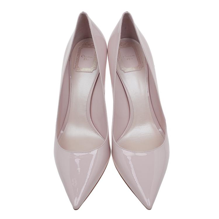 Pre Owned Dior Nude Patent Leather Pumps Size 40