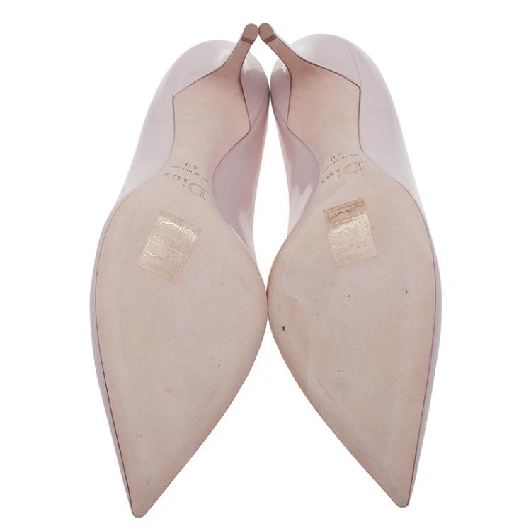 Pre Owned Dior Nude Patent Leather Pumps Size 40