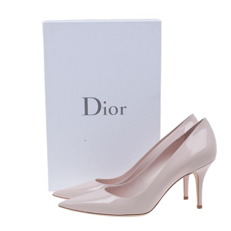 Pre Owned Dior Nude Patent Leather Pumps Size 40