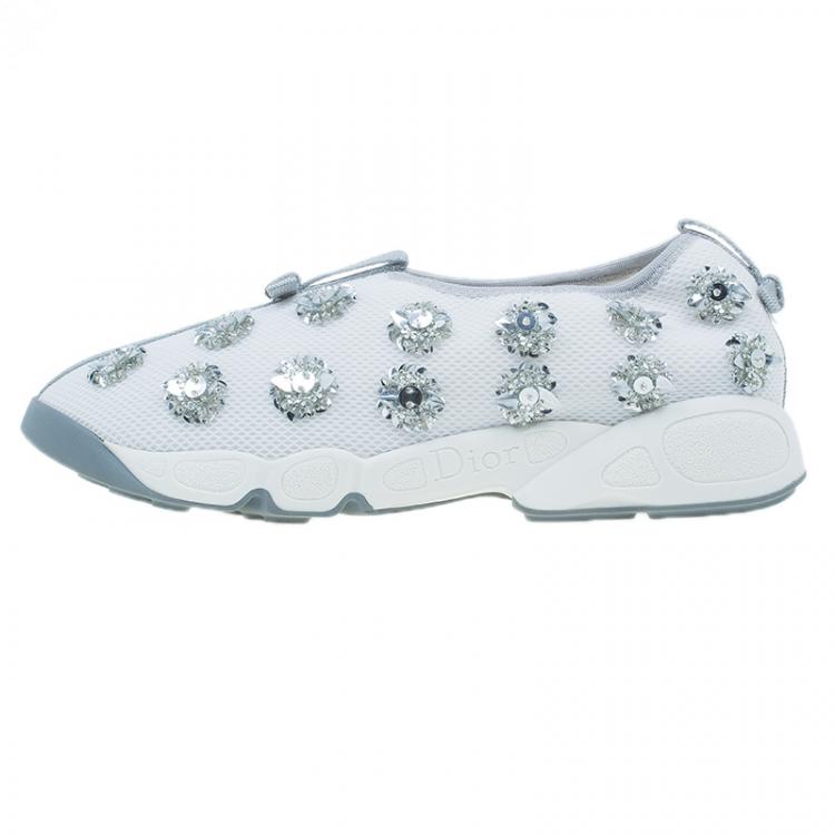 مملوكة مسبقًا Dior Two Tone Fusion Sneakers Size 39