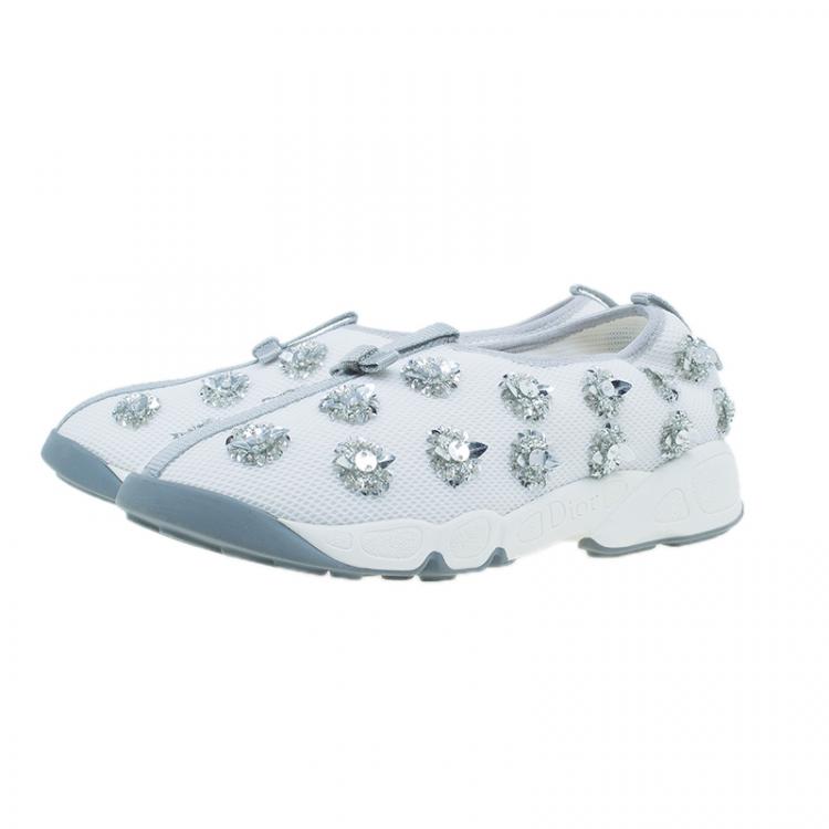 مملوكة مسبقًا Dior Two Tone Fusion Sneakers Size 39