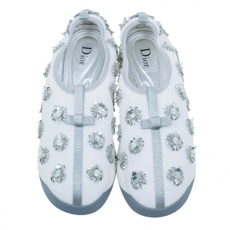 مملوكة مسبقًا Dior Two Tone Fusion Sneakers Size 39