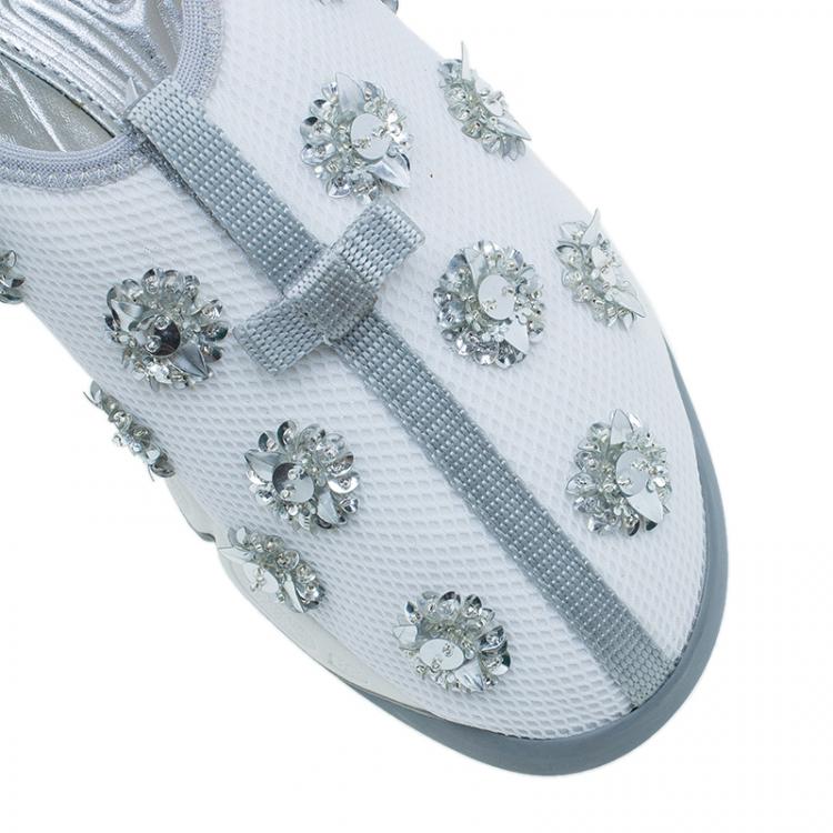 مملوكة مسبقًا Dior Two Tone Fusion Sneakers Size 39