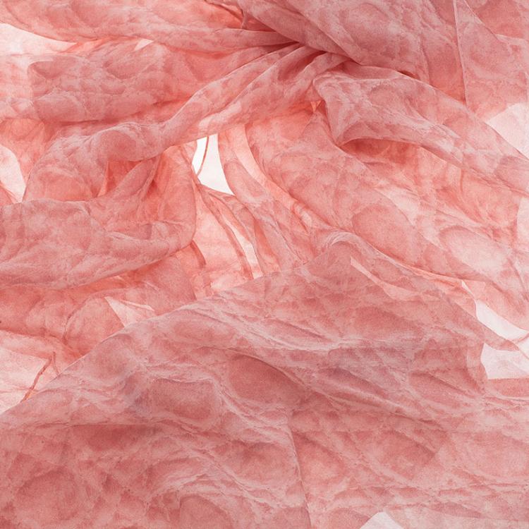 مملوكة مسبقًا Dior Pink Cannage Print Silk Stole 
