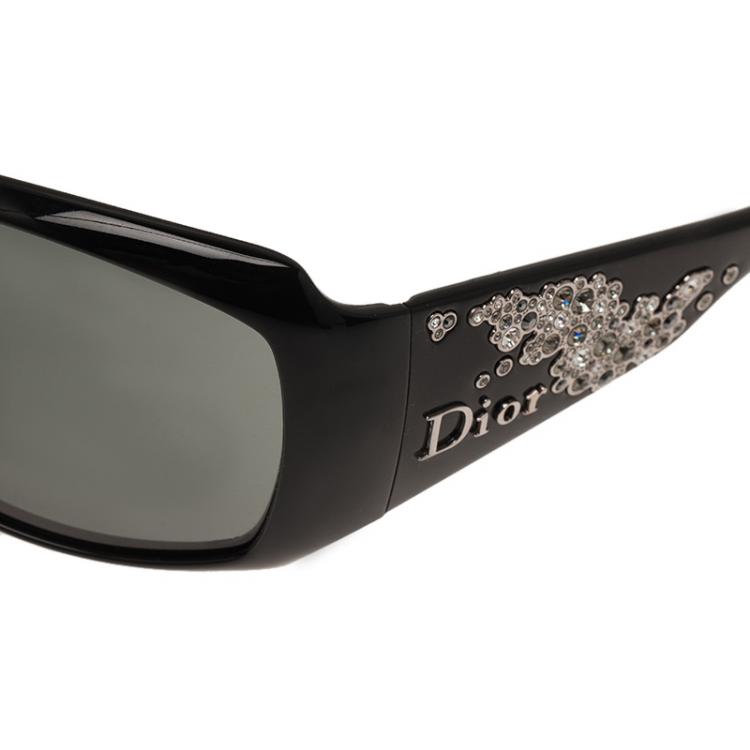 Pre Owned Dior Black Strassy 1 Sunglasses