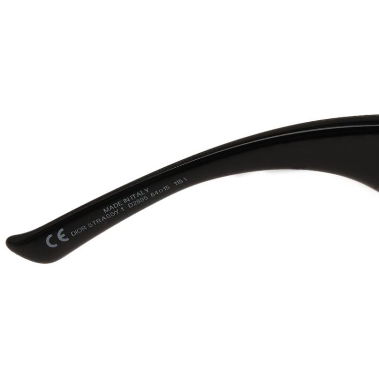 Pre Owned Dior Black Strassy 1 Sunglasses