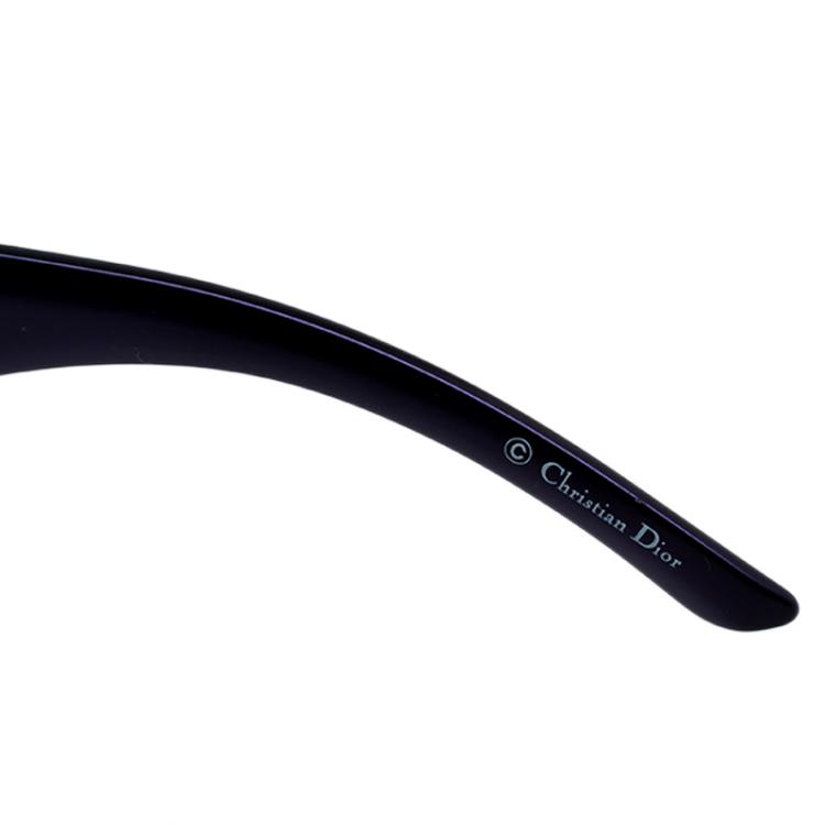 Pre Owned Dior Purple Limited Edition 609J8 Square Sunglasses