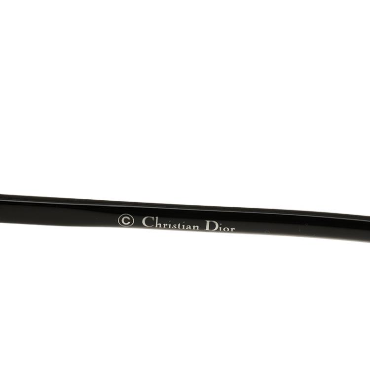 Pre Owned Dior Black So Real Round Aviator Sunglasses