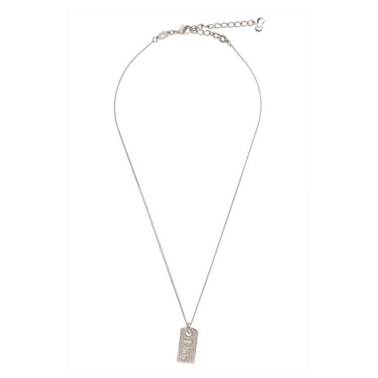 Dior pendant outlet tag necklace