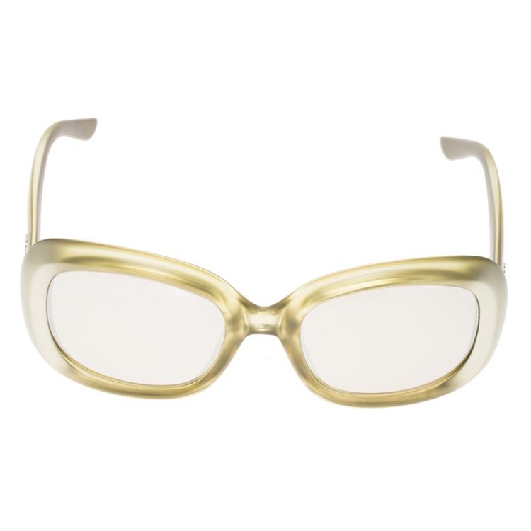 Pre Owned Dior Diorladycat2 Metallic Green Optyl Sunglasses