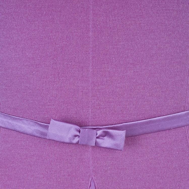 Pre Owned Dior Pink Sleeveles Knit Top S