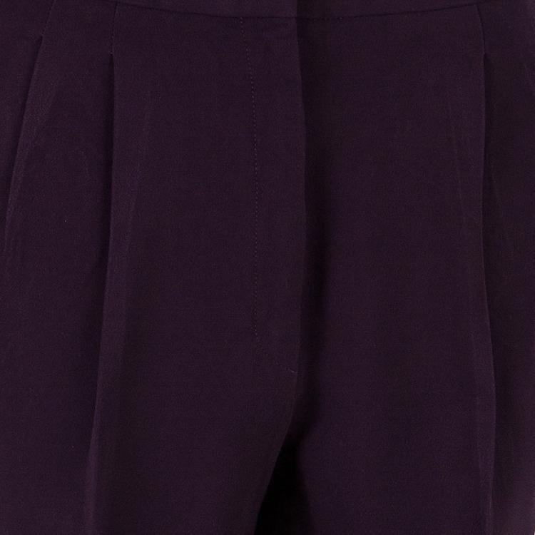 Pre Owned Dior Burgundy Formal Trousers M