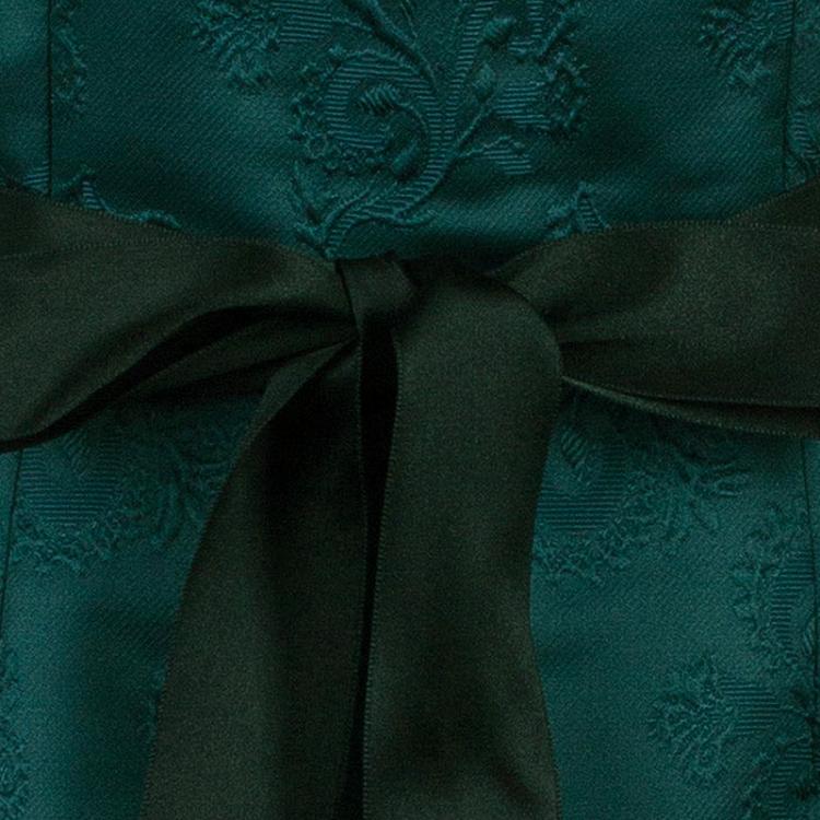 Pre Owned Dior Emerald Green Sheath Dress M