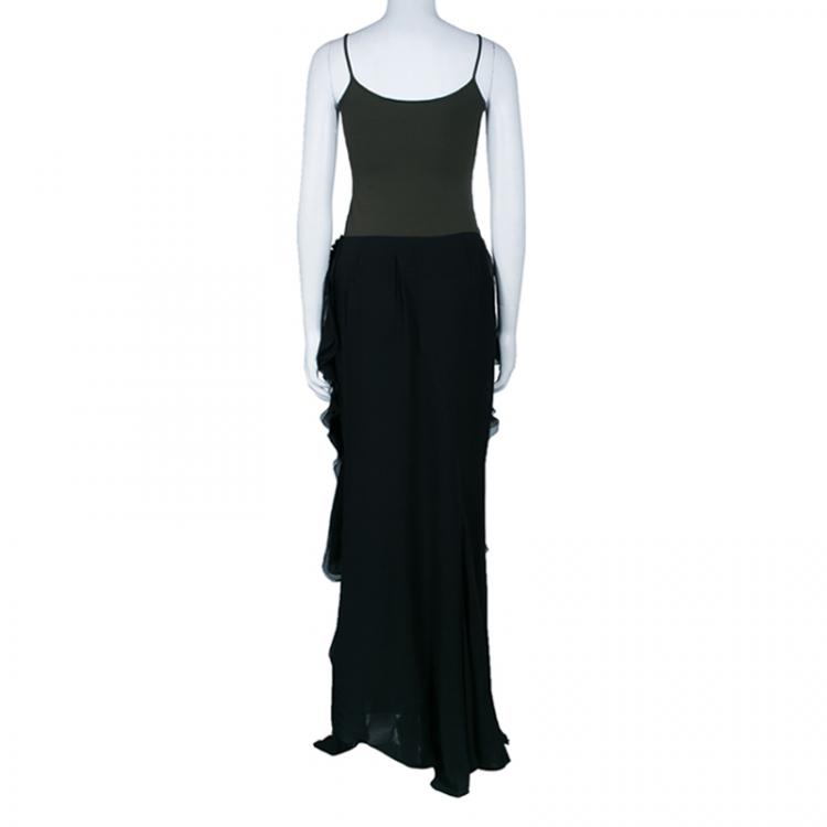Pre Owned Dior Black Maxi Skirt M
