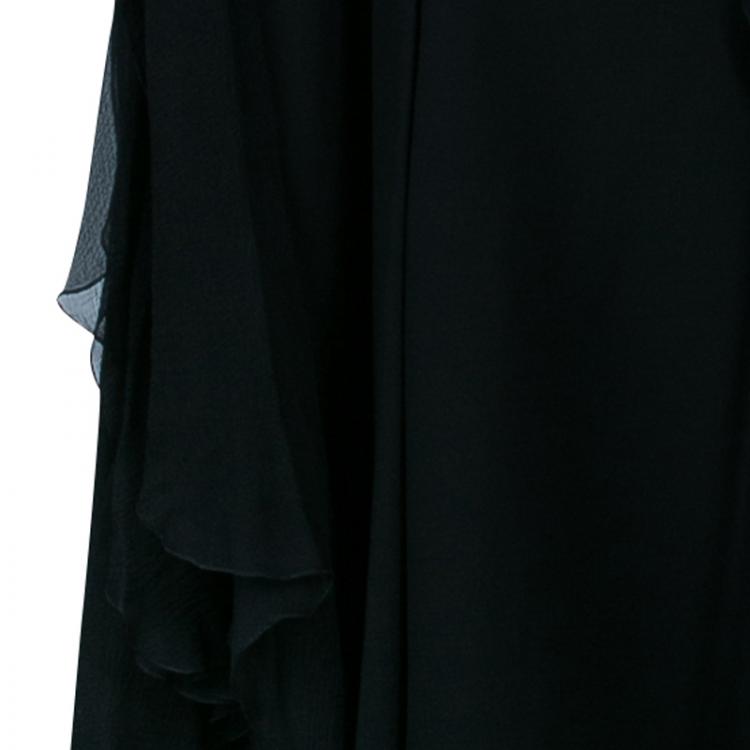 Pre Owned Dior Black Maxi Skirt M