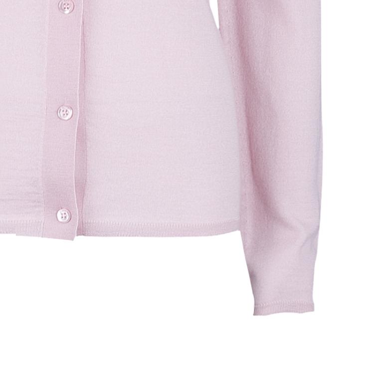 Pre Owned Dior Blush Pink Cashmere Cardigan M