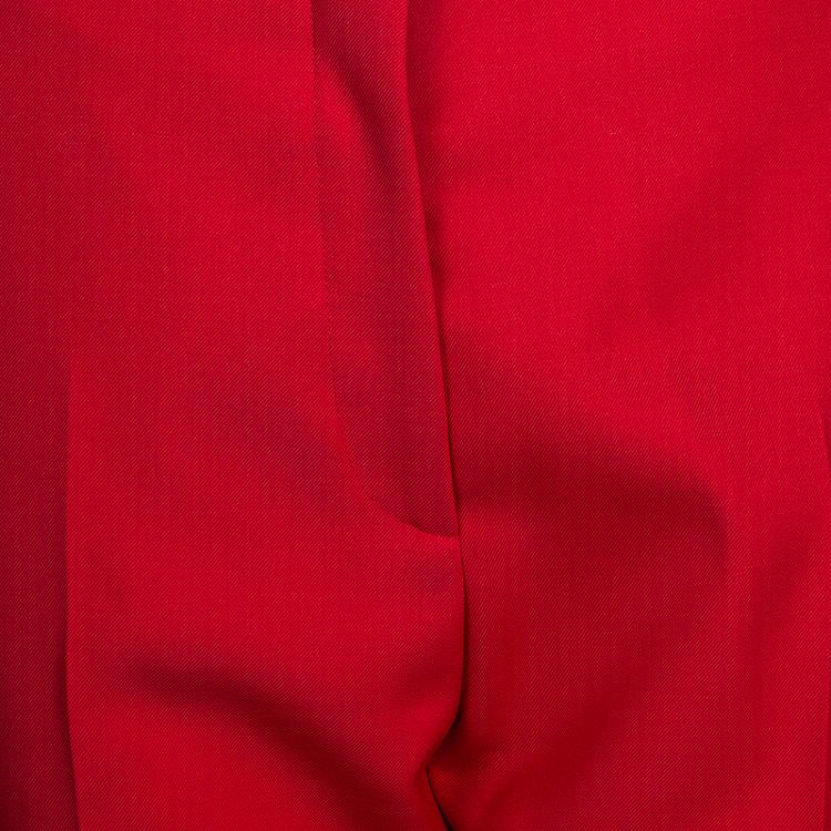 Pre Owned Dior Red Tailored Trousers M