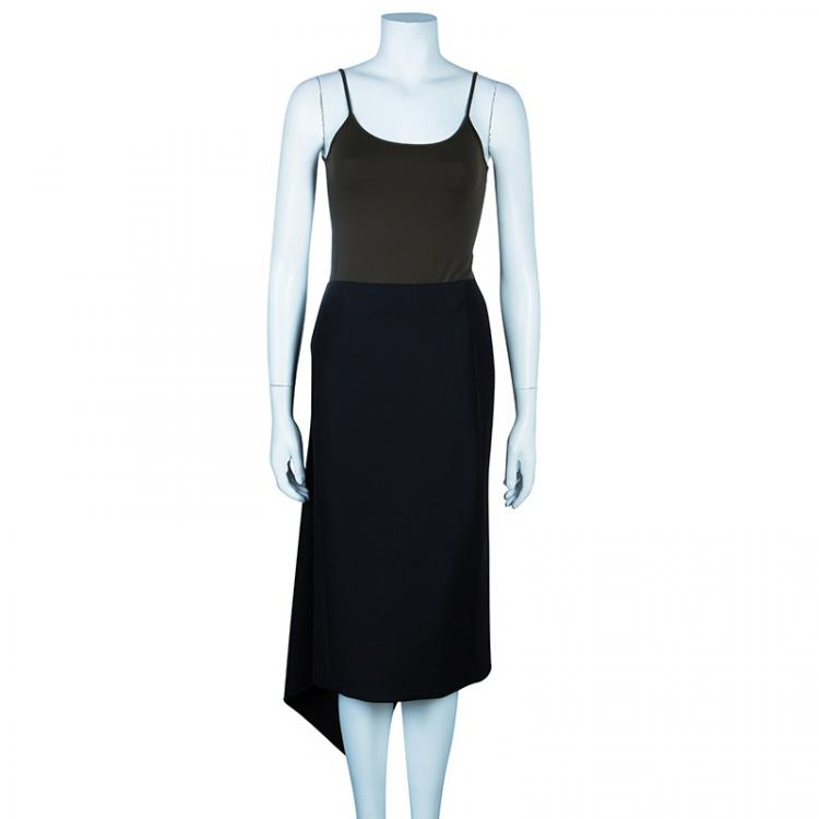 مملوكة مسبقًا Dior Black Pencil Back Detail Skirt S