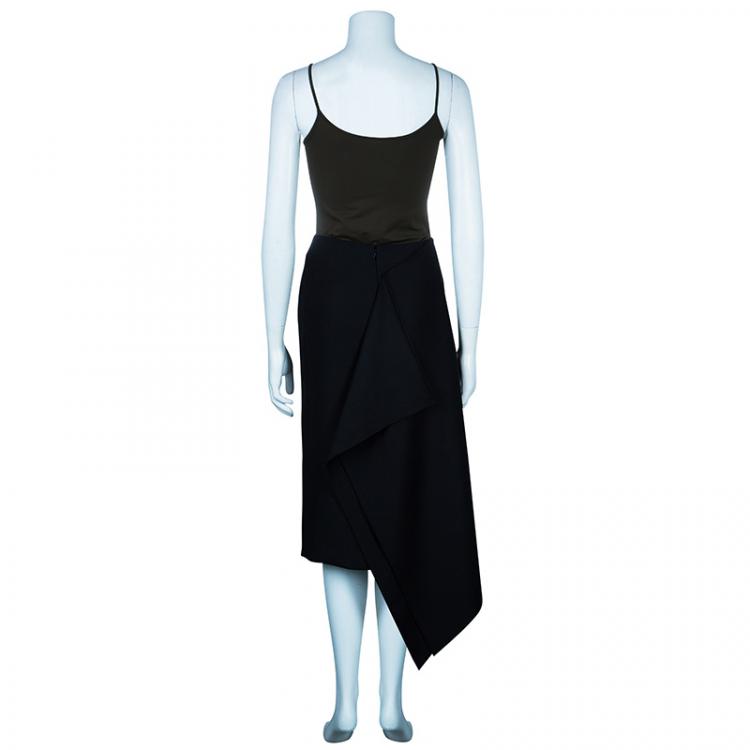 مملوكة مسبقًا Dior Black Pencil Back Detail Skirt S
