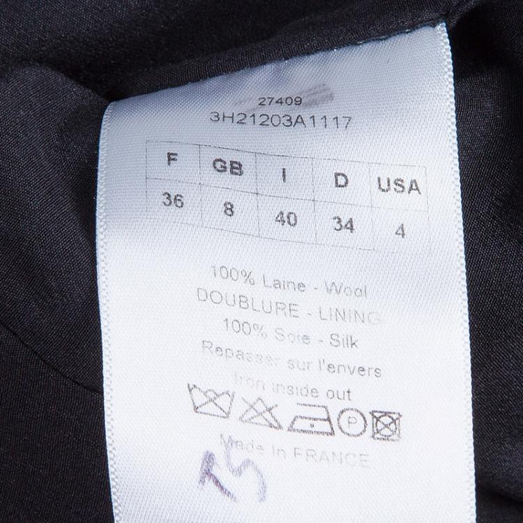 Pre Owned Dior Denim Tailored Blazer S