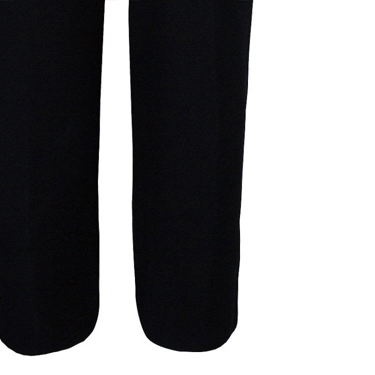 Pre Owned Dior Black Wool Tailored Trousers S