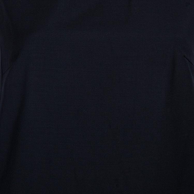 Pre Owned Dior Black Drop Waist Pleated Dress M