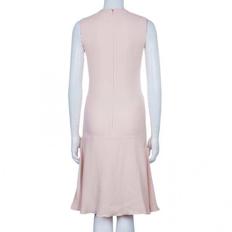 Pre Owned Dior Pink Sleeveless Dress M