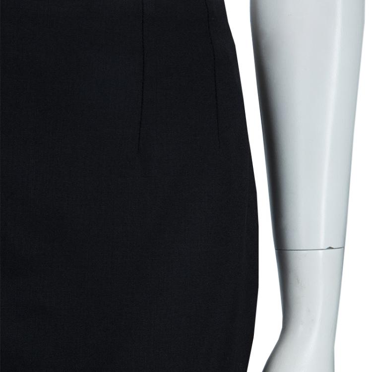Pre Owned Dior Black Skirt Suit M