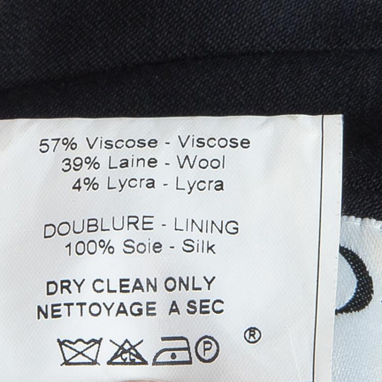 Pre Owned Dior Black Skirt Suit M