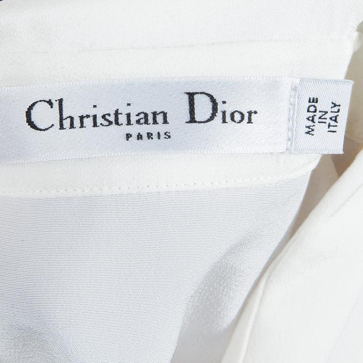 Pre Owned Dior Beige Button Down Shirt M