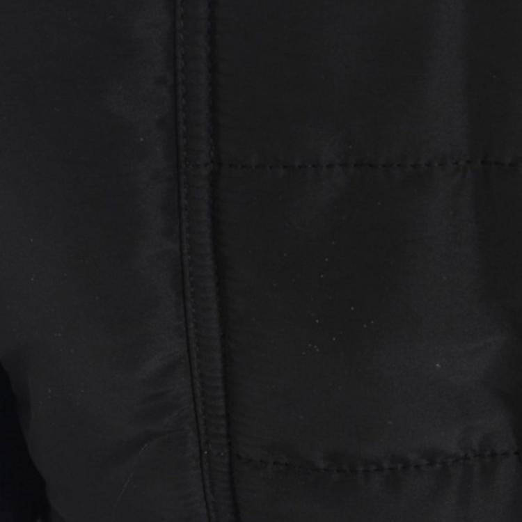 Pre Owned Dior Black Rabbit Fur Down Jacket S