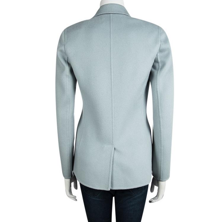 Pre Owned Dior Grey Cashmere Blazer M
