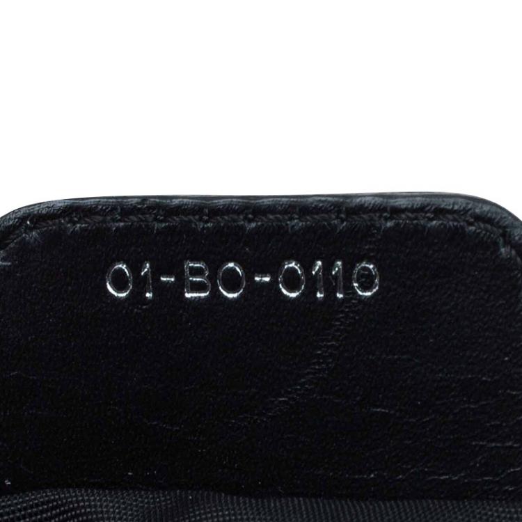 Pre Owned Dior Black Coated Canvas Medium Panarea Shopper Tote