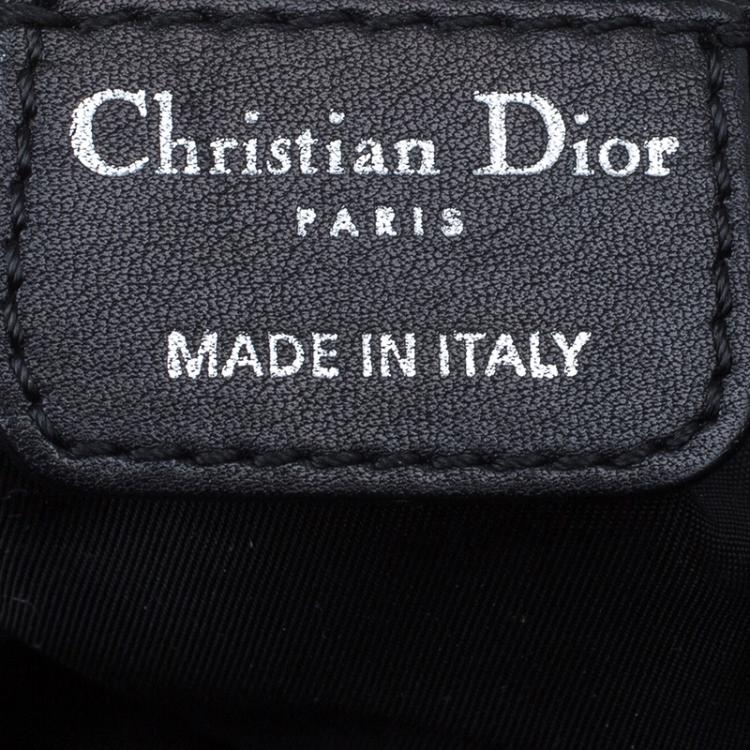 Pre Owned Dior Black Canvas Lovely Hobo