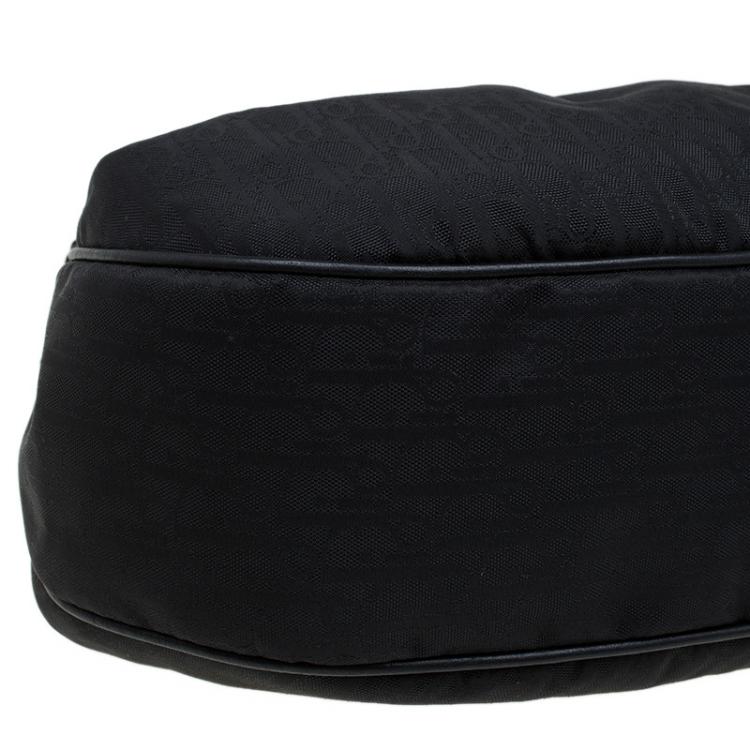 Pre Owned Dior Black Canvas Lovely Hobo