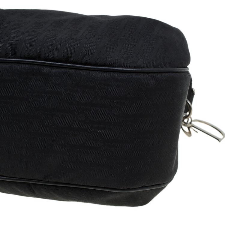 Pre Owned Dior Black Canvas Lovely Hobo