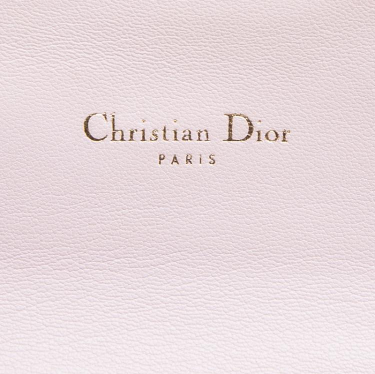 Pre Owned Dior Metallic Gold Python Miss Dior Promenade Pouch 