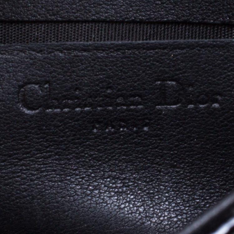 Pre Owned Dior Black Patent Leather Miss Dior Promenade Pouch